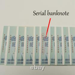 1000pcs Zimbabwe Paper Money One Decillion Dollars Banknote Wooden Box Set Gift