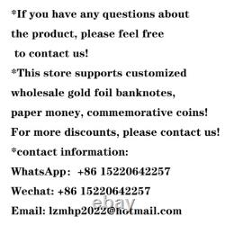 1000pcs Zimbabwe Paper Money One Decillion Dollars Banknote Wooden Box Set Gift