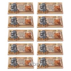 1000pcs/box Zimbabwe One Hundred Yottalillion Dollars Paper Money Wooden Box Set