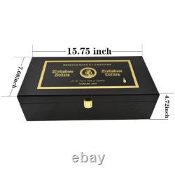 1000pcs/box Zimbabwe One Hundred Yottalillion Dollars Paper Money Wooden Box Set