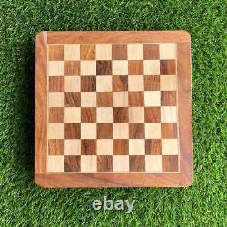 14 Chess Set Wooden Box Set Game Wooden Travel Magnetic Chessboard Toy For