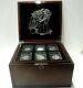 1986-2015 American Silver Eagle Complete Set30 Coins In A Wooden Collectors Box