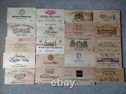 20 x Wine Box End Panels. Wooden. Crate, Side, Plaque. Decoration. Home Bar