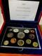 2007 Uk Executive Proof Coin Set Low Coa #0185 Royal Mint Wooden Box