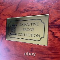 2007 UK Executive Proof Coin Set Low COA #0185 Royal Mint Wooden Box