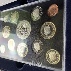 2007 UK Executive Proof Coin Set Low COA #0185 Royal Mint Wooden Box