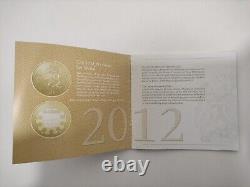 2012 Royal Mint Premium Proof Coin Set Original Wooden Box With Gloves 314/3500