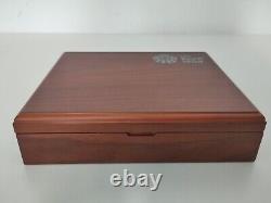 2012 Royal Mint Premium Proof Coin Set Original Wooden Box With Gloves 314/3500