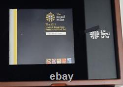 2012 Royal Mint Premium Proof Coin Set in Original Wooden Box