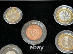 2017 Royal Mint Premium Proof Coin Set (Wooden Box)