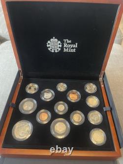 2018 Premium Proof Coin Set with Original Wooden Box