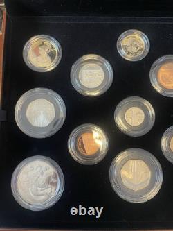 2018 Premium Proof Coin Set with Original Wooden Box