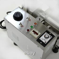 220V Commercial Automatic Donut Maker Making Machine Wide Oil Tank 3 Sets Mold