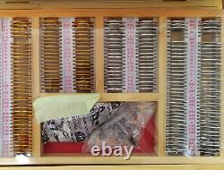 225 Pcs High Quality Ophthalmic Trial Lens Set Refraction Box With Wooden Case