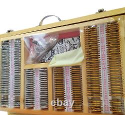 225 Pcs High Quality Ophthalmic Trial Lens Set Refraction Box With Wooden Case