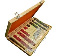225 Pieces Trial Lens Set in Wooden Box With Accessories Free shipping