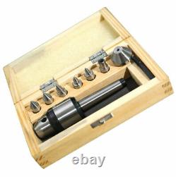 3mt Tip Live Center Set Mt3 With 7 Interchangable Tips In Wooden Box