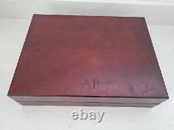 44 Arthur Price Du Barr Cutlery Canteen Wooden Box stainless steel Complete Set