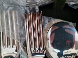 44 X silver plated cutlery Canteen set Sheldon Jesmond Design Wooden Box Epns A1