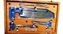 4pc Post Mortem Instrument Set / Dissection Kit Anatomy 19Pcs Wooden Box