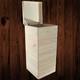 5 Tier Square Wooden Storage Crate Set Stackable Cube Lidded Boxes 30x30x66.5 Cm