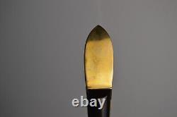 61 Piece Vintage Siam Dinner Flatware Cutlery Set With Wooden Box Brass Bronze