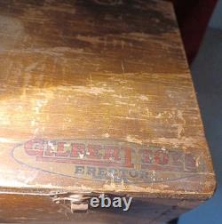 A. C. Gilbert Vintage Erector Set / Wooden Box