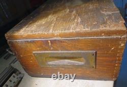 A. C. Gilbert Vintage Erector Set / Wooden Box