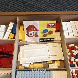 A Large Wooden Box of Vintage Lego 1960s Rare and Collectable