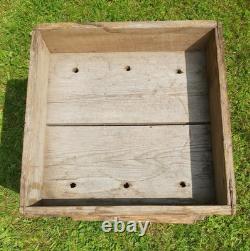 A Set Of 5 Vintage Wooden Bulb Boxes Crates Trays British Bulb Company Spalding