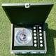 A Stunning High Quality Metal Roulette Wheel Set With Wooden Presentation Box