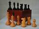 Antique Chess Set Bcc Tournament Size Staunton Pattern K 92 Mm + Orig Box