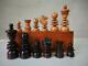Antique Chess Set St George Pattern Jaques K 85mm And Box No Board