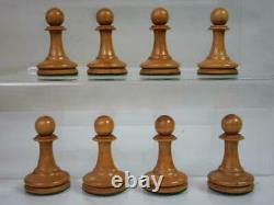 ANTIQUE FINE BCC IMPERIAL CHESS SET WEIGHTED K 96 mm AND BOX NO BOARD