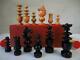 Antique French Chess Set Caffe De La Regence' Patter K 90 Mm + And Box No Board