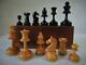 Antique Or Vintage Chess Set Slim Stem Staunton Chavet K 73 Mm And Box No Board