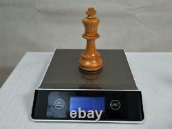 ANTIQUE VINTAGE CHESS SET HUGE FRENCH LARDY INT STAUNTON PATTERN K 115mm + BOX