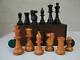 Antique-vintage Chess Set Tournament Lardy Staunton K 96 Mm + Orig Box