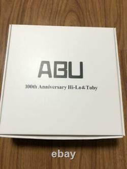Abu Garcia 100th Anniversary Lure Hi-Lo Toby Pin Badge set in Wooden Box Limited