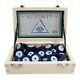 All Seeing Eye Stones Set Of 36 Beautiful Wooden Box Protection -new