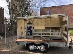 All in One Mobile Market Stall. Drive up, set up with this renovated horse box
