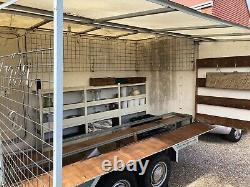 All in One Mobile Market Stall. Drive up, set up with this renovated horse box