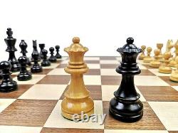 Amazing THE QUEEN'S GAMBIT Professional Chess Set Pieces 3,5 + Board + BOX