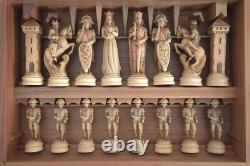 Anri Versailles chess set With original wooden box 1961 1973