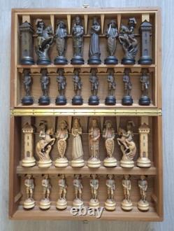 Anri Versailles chess set With original wooden box 1961 1973