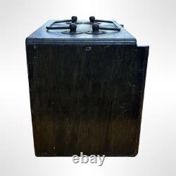 Antique Chinese Mahjong Set Bone & Bamboo Tiles with Wooden Box Collectible Exc