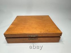 Antique German Optometrist Optical Ophthalmic Trial Lens Frames Set Wooden Box