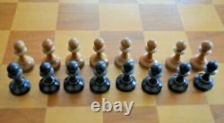 Antique Staunton Chess Set Complete Very Good Condition & Boxed