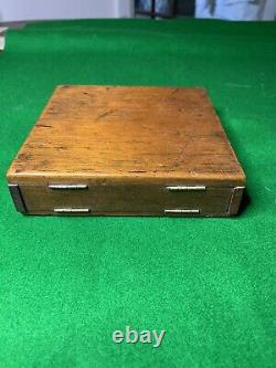 Antique/Vintage Jaques Travel Chess Set The Ditty Chess Box