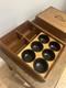 Antique Vintage Wooden Cash Box Till Money Drawer Cabinet Set Of 2